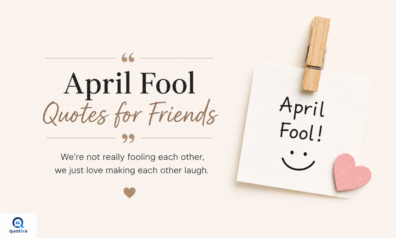 April Fool Quotes for Friends with funny and playful sayings.