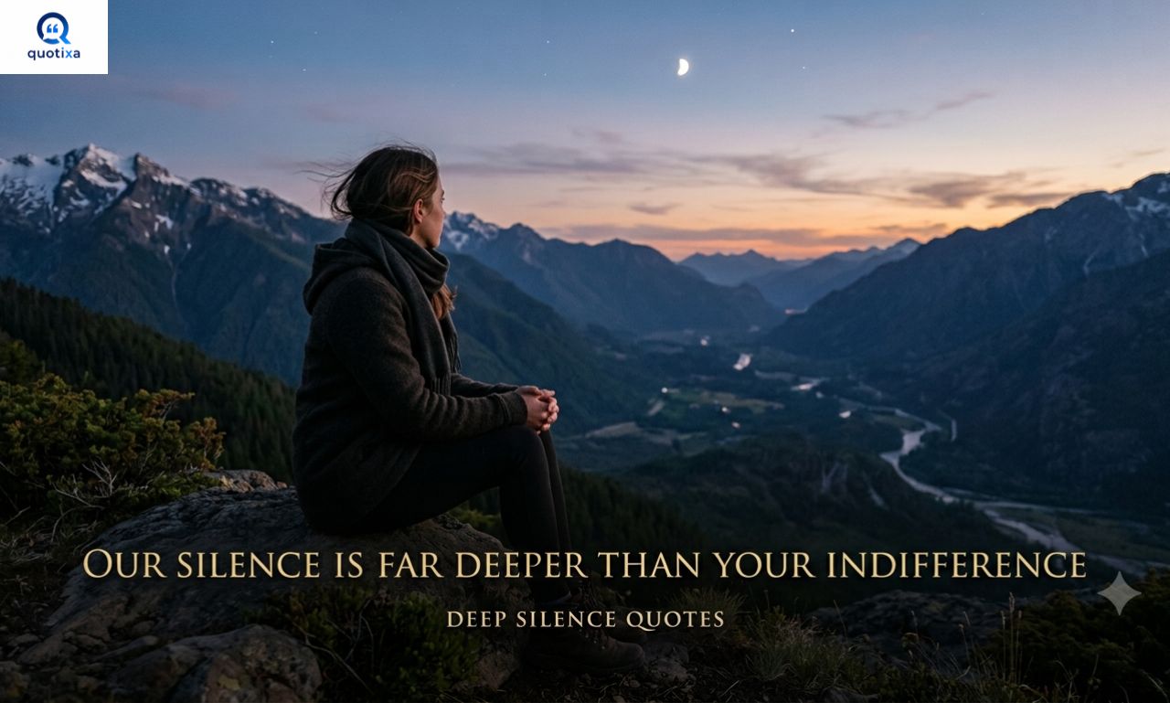 Deep Silence Quotes about inner peace, wisdom, and self-reflection