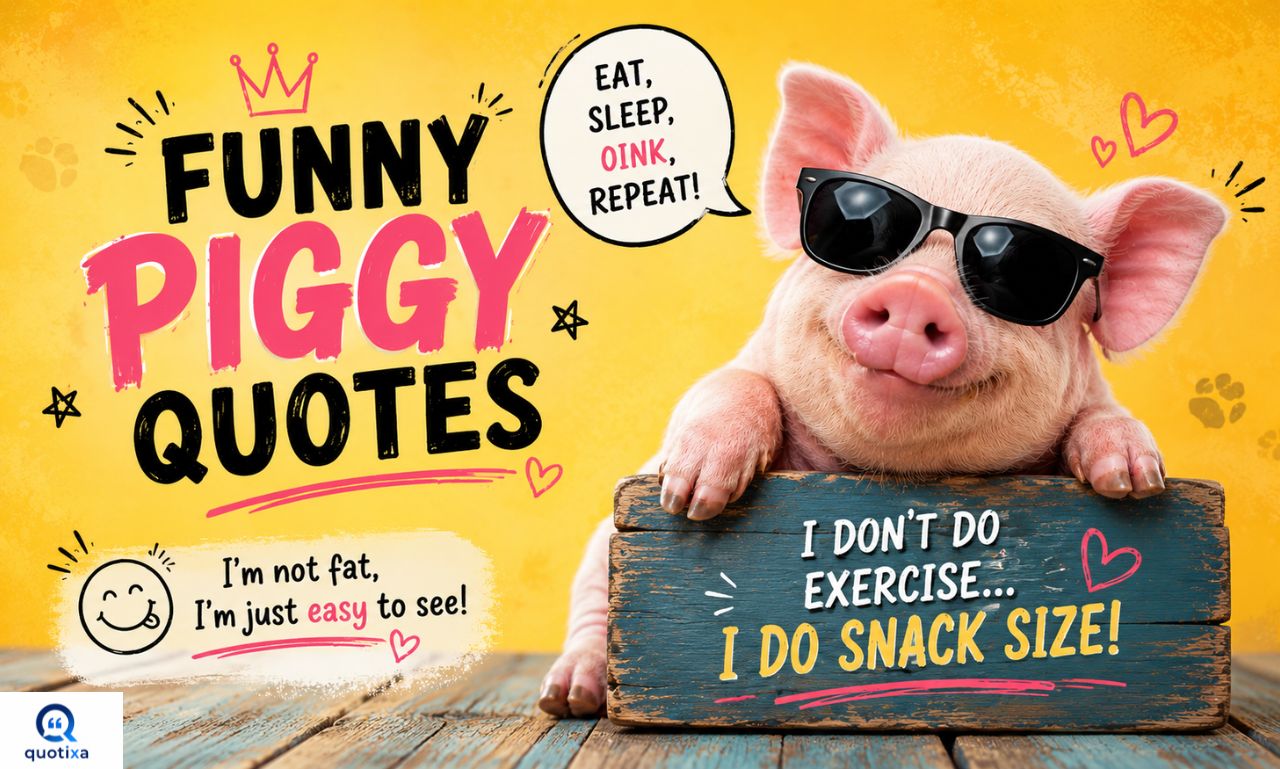 Funny Piggy Quotes with humorous and witty Piggy-inspired sayings for laughter and smiles