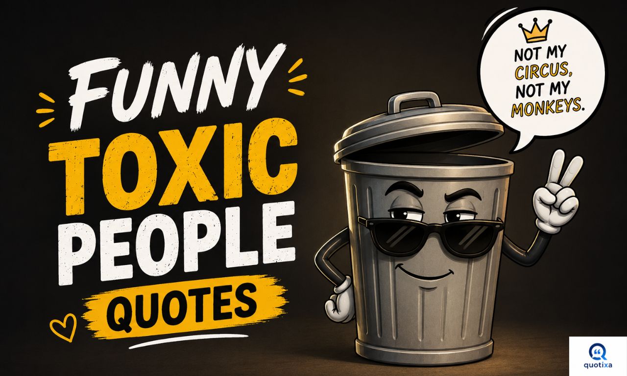 Funny toxic people quotes with witty sayings about avoiding negativity.