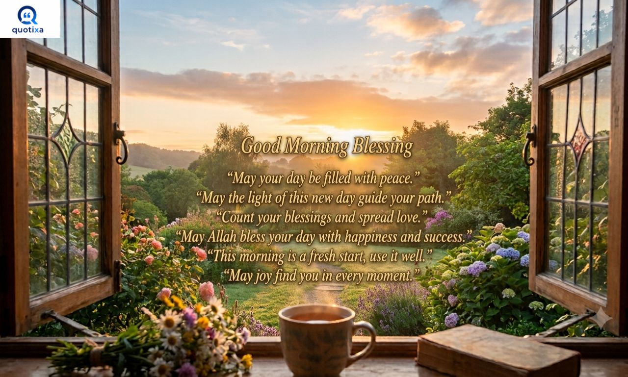 Good Morning Blessing Quotes to inspire gratitude, hope, and a positive start to your day.