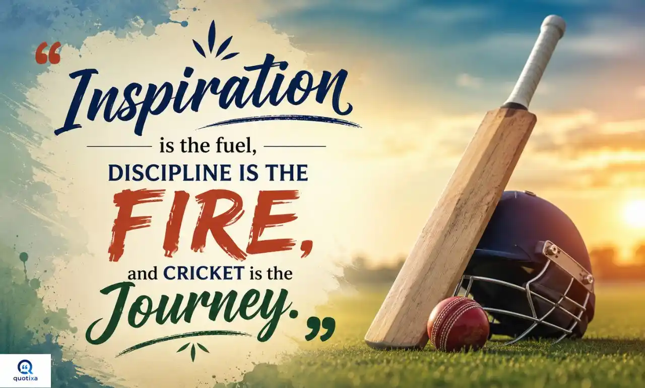 Inspirational Cricket Quotes About Success, hard work, and determination
