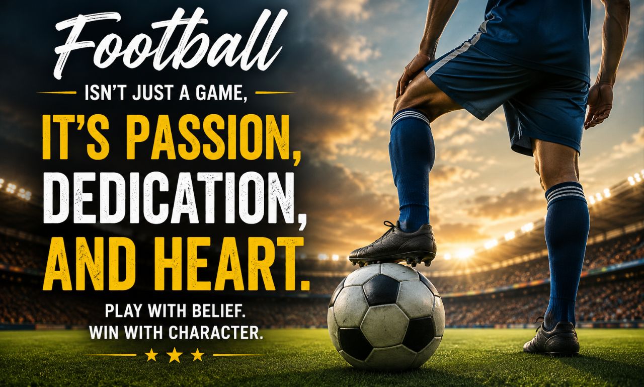 Inspirational Football Quotes to motivate players and football fans