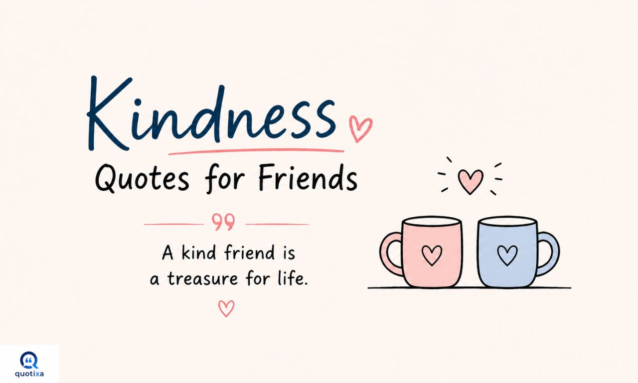 : Kindness Quotes for Friends about love, support, and true friendship.