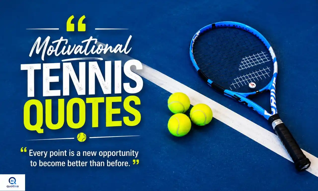 Motivational Tennis Quotes for players during a tennis match