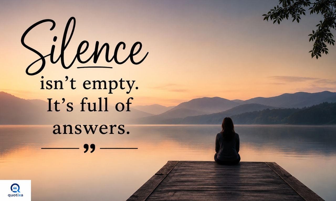 Silence Quotes inspiring inner peace, wisdom, and calm reflection