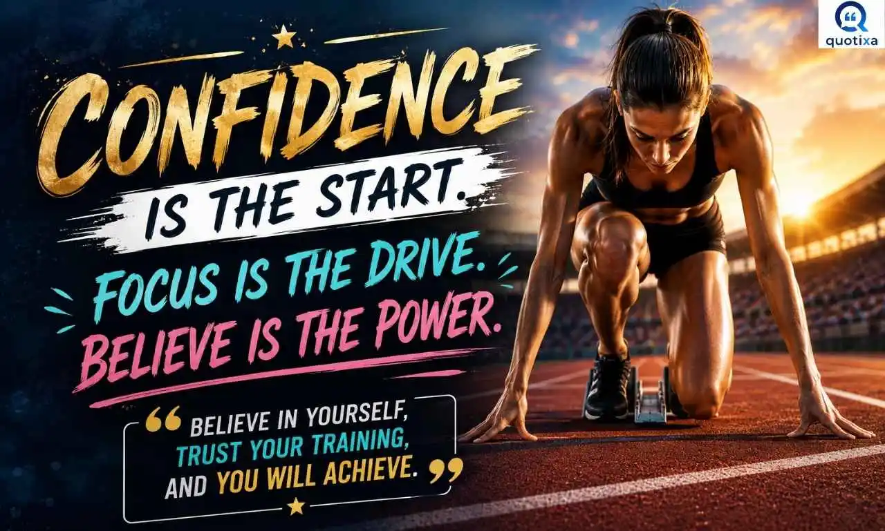 Confidence Athletics Quotes to inspire self-belief, resilience, and athletic success
