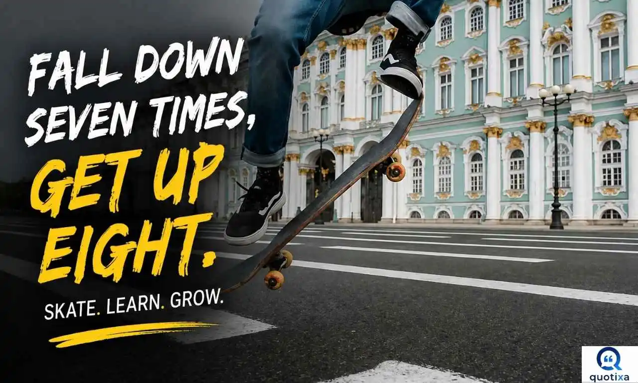 Inspirational Skateboarding Quotes to motivate skaters with courage, confidence, freedom, and determination