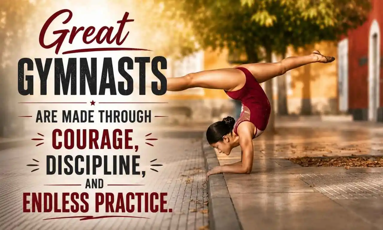 Inspirational Gymnastics Quotes to motivate gymnasts with confidence, resilience, determination, and success.