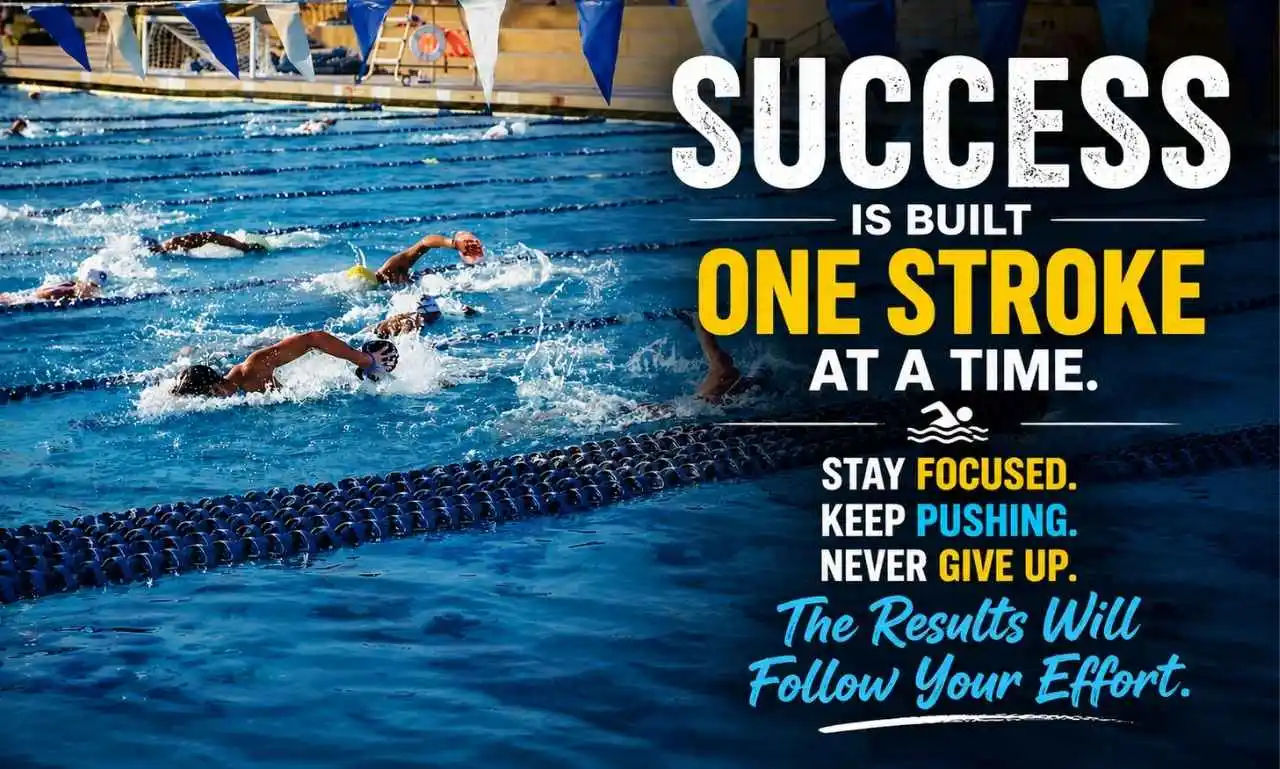 Success Swimming Quotes to inspire confidence, determination, and victory