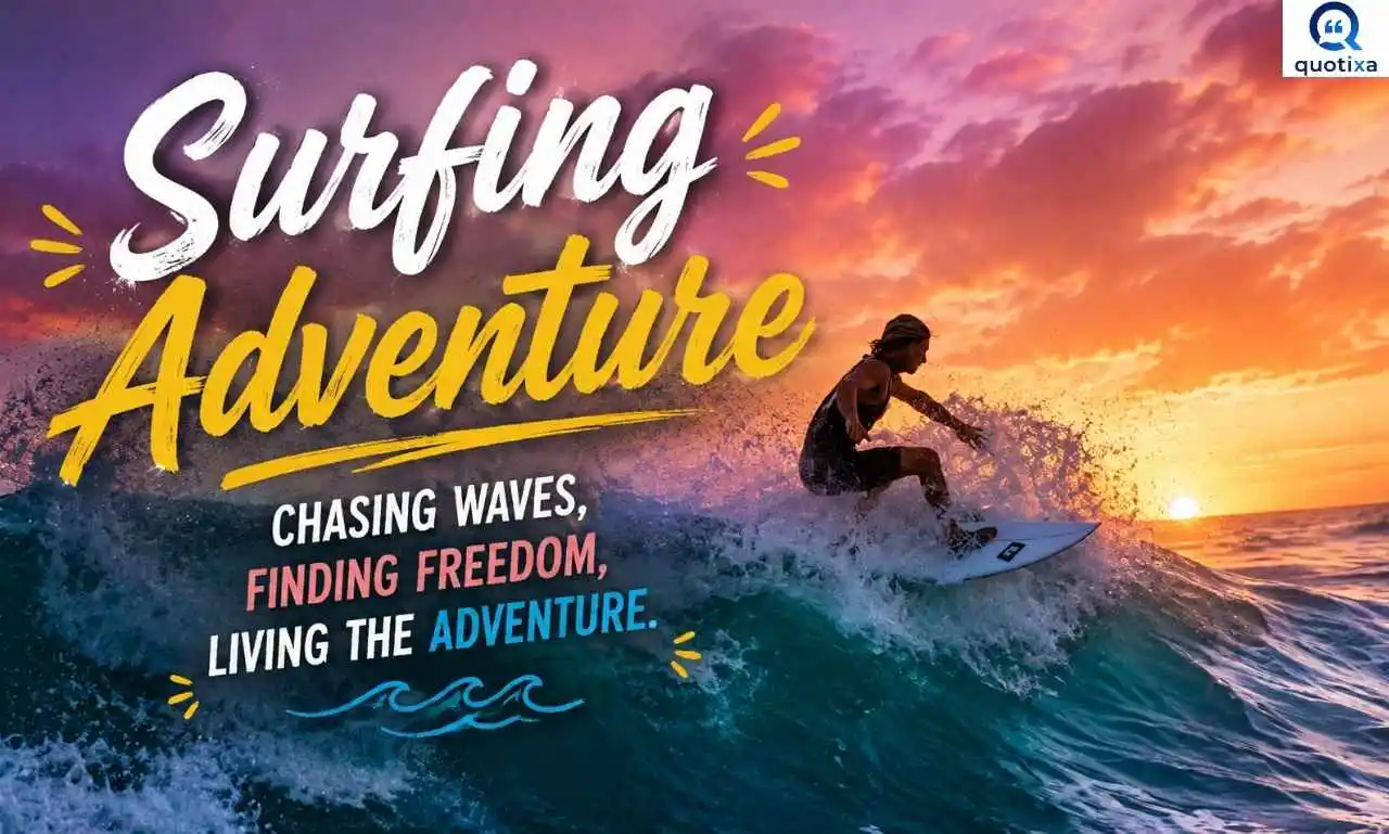 Surfing Adventure Quotes: Inspirational sayings about surfing, travel, adventure, and exploring the ocean